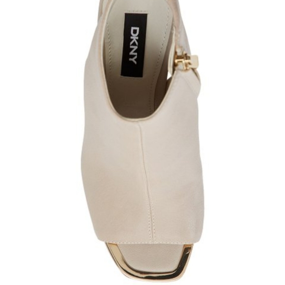 DKNY Boston Leather Sandal Vanilla -6.5 - Picture 4 of 8